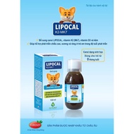 Lipocal K2 MK7 I Syrup Organic Calcium Complex Promotes Bone And Teeth Development For Babies 150 ml Bottle