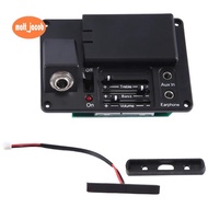 Electric Silent Cello Pickup Transducer Soft with Headphone Black VPU-400 for DIY Cello Strings Inst