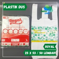 ROYAL 22x22 Plastic Box Bag contains 50 sheets HD Royal Box/ HD Box size 25x53