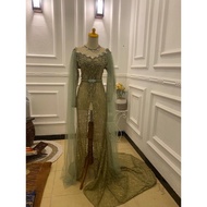 Sage Bridal Kebaya/sage Dress