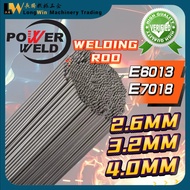 Powerweld Welding Rod 2.6mm 3.2mm 4.0mm 1KG/5KG (E6013/E7018) Heavy Use Welding Electrode for Mild S