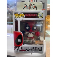 (R&G2) Funko POP Deadpool - Cheerleader Deadpool Lunch box Exlusive (325) with Boss Protector