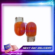 1pc 12V T20 WY21W 7440 1870A Bulb Signal light Amber Yellow Single Filament Replacement for Koito