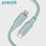 ANKER A8662 糖果快充線 0.9M USB-C to Lightning 綠色