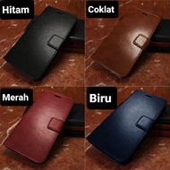 CASE REALME 7 RMX2151 LEATHER CASE SARUNG HP DOMPET KULIT FLIP COVER KESING HEADPHONE
