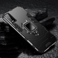 【with Intergrated Ring Stand】For Vivo Y20 V2029 Military Grade Protection Phone Case Dual Layer Armo