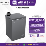 [SAVE4.0 NUR] Elba EF-R1330(GR) Chest Freezer G130L R600A WAH LEE STORE
