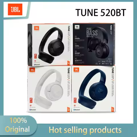 JBL 100%Original TUNE 520BT Boys and Girls Bluetooth Wireless Headphones, Music Sports Headphones wi