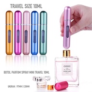 10ml mini travel perfume bottle, mini perfume refill bottle, aluminum perfume bottle