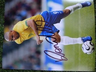 รูปถ่ายพร้อมลายเซ็น RONALDO  BRAZIL  autographed/Signed 8×10photo