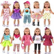 10 Sets 18 Inch Doll Clothes 18 Inch Doll Clothes and Accessories Fit for 18 inch Dolls 18 Inch Girl