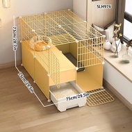 Rabbit Cage Guinea Pig Hamster House Large Villa Tray Rabbit Nest