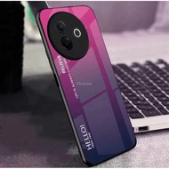 [ส่งจากไทย]เคสโทรศัพท์ สำหรับ Case VIVO Y39 5G เคสกระจกสองสี เคสเงาไล่สี ขอบนิ่ม TPU CASE