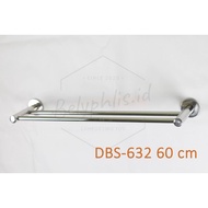 DBS-632 60 cm | 60 cm Stainless Steel Towel Rack | 2-Row Towel Rack