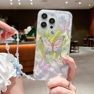 CLARITY Swirl Casing Hologram Silver Butterfly for Redmi 9A 9i 9C 10A 9T 10 4G 12C 13C 14C D031