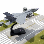 No Assembly F-35 Fighter Jet Model Detailed Finish Toy Vehicle Collectible for Desk