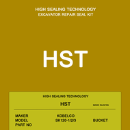 HST ชุดซ่อมกระบอกไฮดรอลิค KOBELCO SK120-1 SK120-2 SK120-3 / BOOM ARM BUCKET Cylinder Seal Kit / KOBE