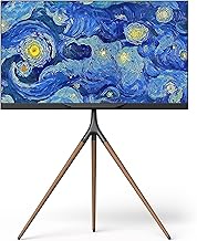 ONKRON Tripod Easel TV Stand for 32β β 65 Inch LED LCD OLED Screens up to 77 LBS Studio TV Display S