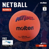 MOLTEN Rubber Netball RB th SN4R 4 (400) Soccer Ball Net + Bellows Needle