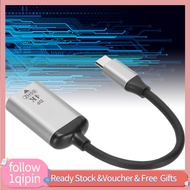 1qipin.my Fabater Type C to DisplayPort Converter 4K 60Hz USBC Adapter Aluminum Audio 3D Support for