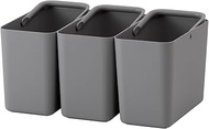 like-it LBK-53 3P Storage Box, Inner Case with Handle, Set of 3, Made in Japan, Approx. Width 5.0 x 