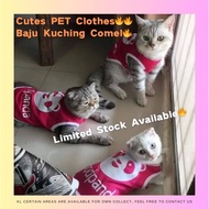 PET Clothes Grab Panda Fast Food Delivery Series Pet Shirt Baju Kuching