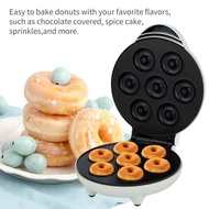 เครื่องทำโดนัท MINI Donut Maker เครื่องทำโดนัทมินิ พื้นผิวNon-Stick  Power: 1200W Donut อาหารเช้าวาฟเฟิลเบเกอรี่