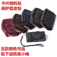 Suitable for Black Card Camera Bag RX100M6M7M5A M4M3 Canon G7X2 g7x3 Case Storage Bag