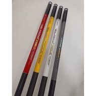 TERLARIS Tegek Utecate Puyu Pole | Stik Gabus Kaku Ring Tip Fiber Solid | Joran Next Master Pole Man