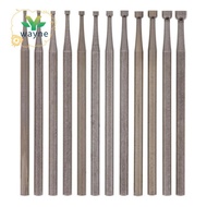 12 Pcs Round Cup Burr Set, 3/32Inch Shank Wire Rounder Bits Jewelry Carving Bits (0.8-3.0mm)