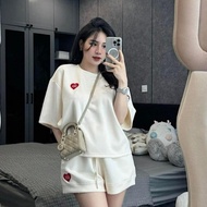 Lightning Female Clothes, Female Felt, Wide Heart Embroidery