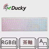 【Ducky】One 3 Pure white100% RGB 白色 PBT二色 機械式鍵盤 茶軸