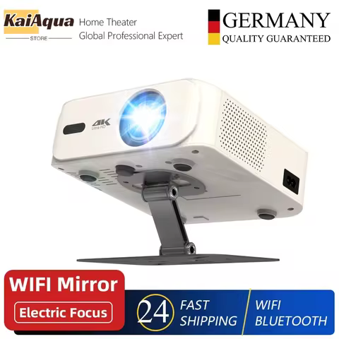 4K UHD Projector 35000 Lumens Android WiFi 6 BT5.2 Native1080P Full HD Home Theater Movie Projector 