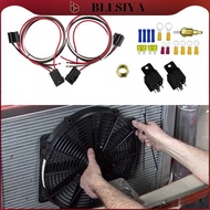 [Blesiya] Auto Cooling Fan Relay Kit 185 On 175 Off 40 Amp Relay Thermostat Temperature Sensor Switc