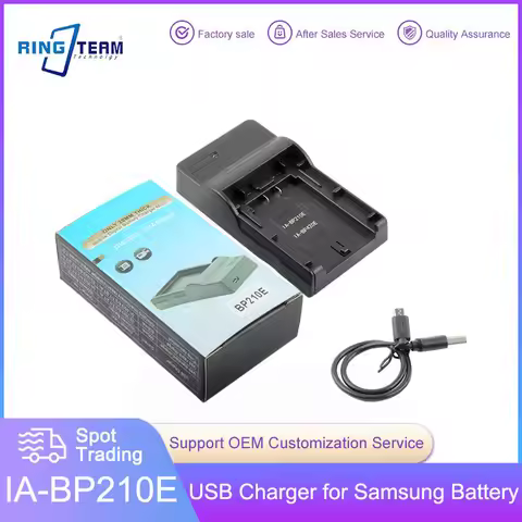 Battery USB Charger BP210E,IA-BP210E for Samsung HMX-H200,HMX-H204,HMX-H205,HMX-S10,HMX-S15,HMX-S16,