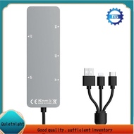 [Quietnight.]5-In-1 CF/MS/SD/TF/M2/XD Multifunction Card Reader, Type-C 3.0 Memory Memory Stick Card