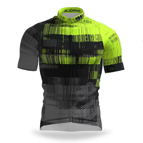 BJORKA Sportswear Summer New Arrival Cycling Men's Short Sleeve Lightweight Jerseys Uv Protect Cicll