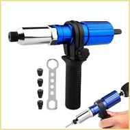 Drill Rivet Attachment Cordless Electric Power Tool Pop Rivet Adapter Kit for Automotive Metal Alumi