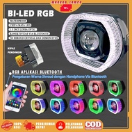 Biled Matrix RGB Bluettoth Application 3.5 Inch 4.5 Inch 210 Mode RGB App Bluetooth Biled Projector