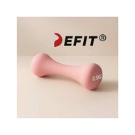 Dip Plastic Bone Dumbbell Single Ladies Home Fitness Equipment Solid Cast Iron Small Dumbbell Candy 