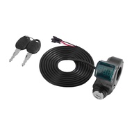 TF-100 Dashboard Display with Ignition Key Switch Voltage Meter for ZERO 8X 9X 10X 11X Scooter Handl