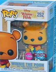{克拉克玩具} FUNKO POP POOH 252 迪士尼 小熊維尼 坐著的維尼 植絨版