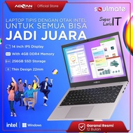 Laptop Advan Soulmate Intel N4020 ram 4GB/8GB ssd 128GB/384GB/640GB 14" HD W11 Resmi