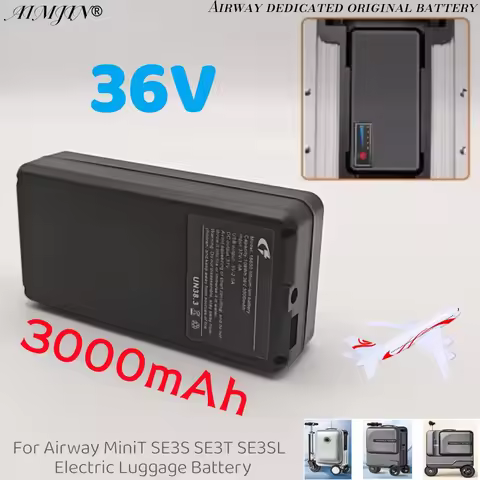 36V 3000mAh Luggage Battery Compatible with Airwheel SE3S SE3miniT Electric Suitcase - Rechargeable 