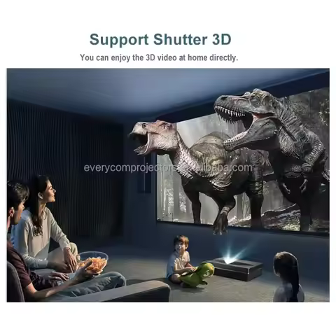 Hot Sale Everycom B7u Pro Hd Android 9 3840x2160 Dpi Projector Ultra Short Throw 4K UHD Laser Tv 3d