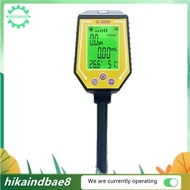 [hIkAi] 6 in 1 High Accuracy Conductivity PH/EC/Humidity/Sunlight/Air Humidity/Temp Tester PH Meter