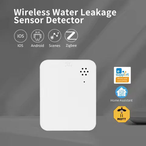 Lincukoo Home Assistant Smart Water Leakage Sensor Detector Wireless ZigBee Leak For Basement Kitche