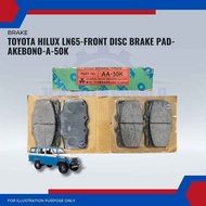 Toyota Land Cruiser FJ40 - FJ55 Front Brake Pads - AKEBONO - A-50K