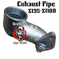 S195 S1100 Elbo Knalpot Exhaust Ejos Pipe Mesin Diesel Dongfeng JiangDong Shark 12PK 16PK