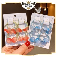 PHG - Cute Transparent 3D Girls Hair Ties 8 in 1 Hair 8in1 Animal Head Character t Hair Ties Fashion